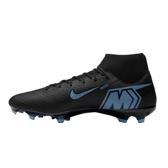 Nike Unisex Zoom Mercurial Superfly 10 Academy voetbalschoenen voor volwassenen, voor harde ondergrond (ZWART/BLAUW) - Image 2