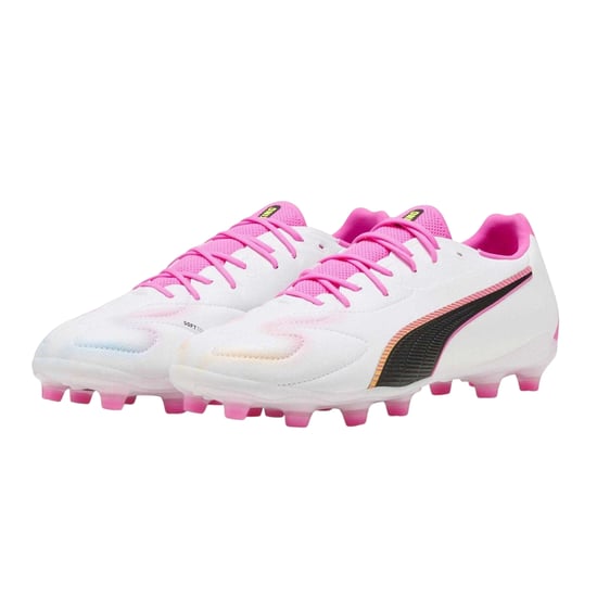 Puma Mens King Match Firm Ground Football Boots (Pink) - Image 4
