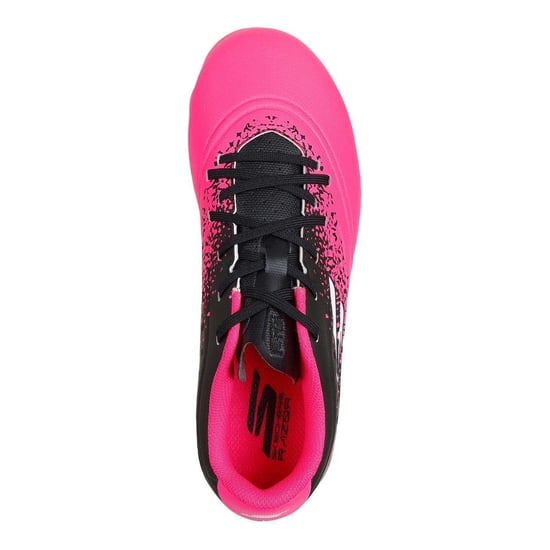Skechers Razor voetbalschoenen voor kinderen (Firm Ground) (Roze/Zwart) - Image 2