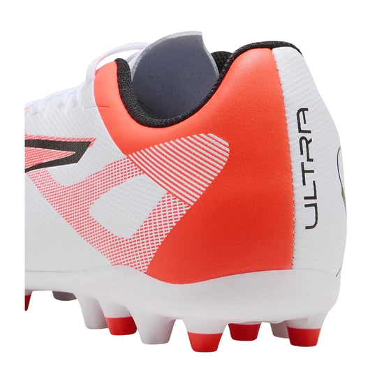 Puma Mens Ultra 5 Play Firm Ground Football Boots (Puma White) - Image 2