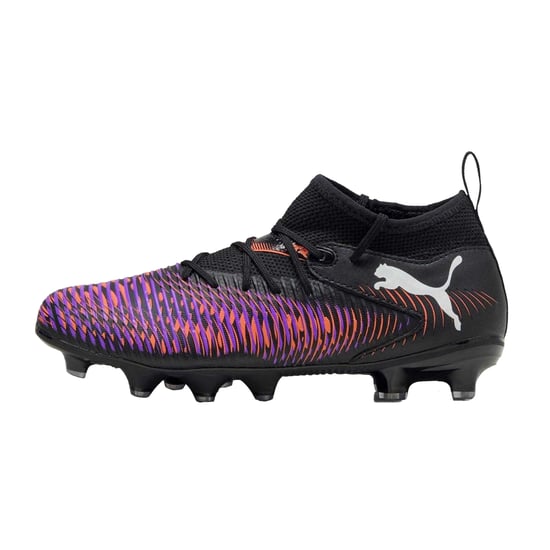 Puma Future 8 fotbollsskor för barn med syntetiskt underlag (8 matcher) (Svart/lila) - Image 2