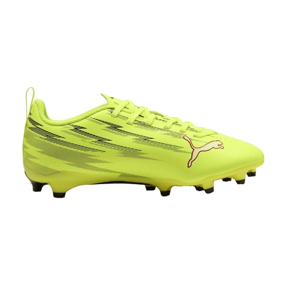 Puma Kinder/Kids Ultra 5 Play Stevige Grond Voetbalschoenen (Geel/zwart) - Image 1