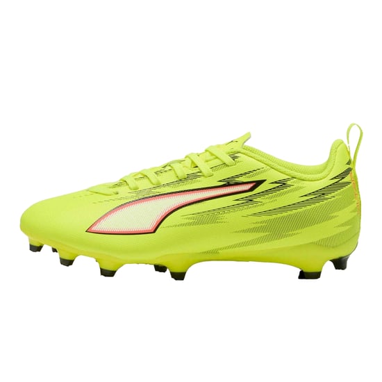 Puma Kinder/Kids Ultra 5 Play Stevige Grond Voetbalschoenen (Geel/zwart) - Image 2