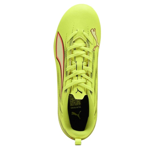 Puma Kinder/Kids Ultra 5 Play Stevige Grond Voetbalschoenen (Geel/zwart) - Image 3