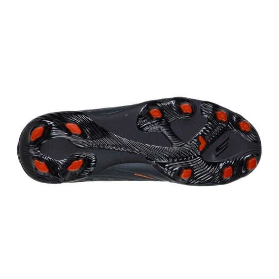 Skechers Razor voetbalschoenen voor kinderen (Firm Ground) (Zwart/Oranje) - Image 4