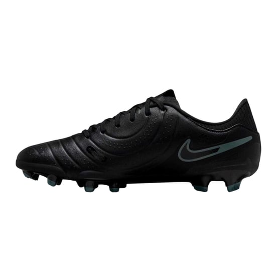 Nike Unisex voetbalschoenen voor volwassenen: Tiempo Legend 10, van leer, voor harde ondergrond (Zwart, Groen) - Image 1