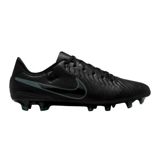 Nike Unisex voetbalschoenen voor volwassenen: Tiempo Legend 10, van leer, voor harde ondergrond (Zwart, Groen) - Image 3