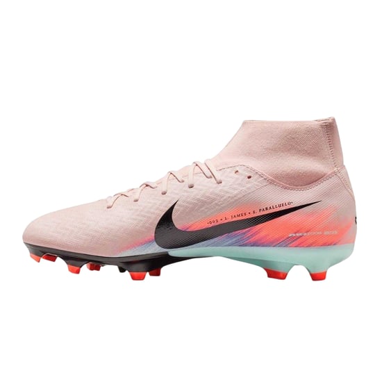 Nike Unisex Zoom Mercurial Superfly 10 Academy voetbalschoenen voor volwassenen, voor harde ondergrond (Roze/Blauw) - Image 2