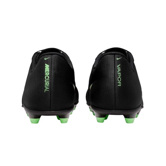 Nike Mens Mercurial Vapor Club 17 Cleated Firm Ground Football Boots (Black/Green) - Image 2