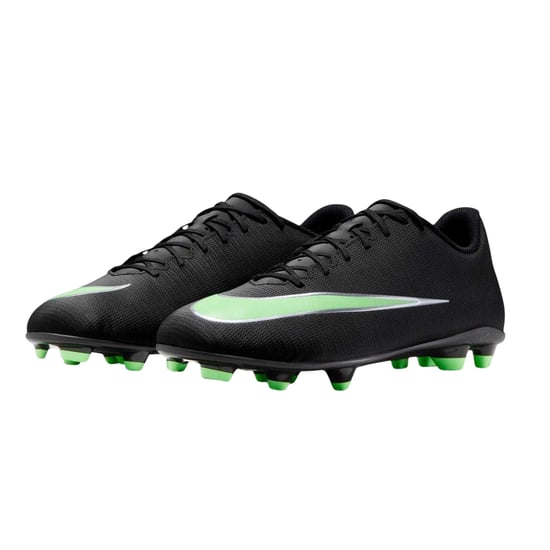 Nike Mens Mercurial Vapor Club 17 Cleated Firm Ground Football Boots (Black/Green) - Image 4