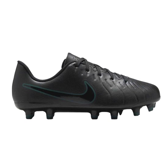 Nike Tiempo Legend 10 voetbalschoenen voor kinderen, voor harde ondergrond (Zwart, Groen) - Image 1