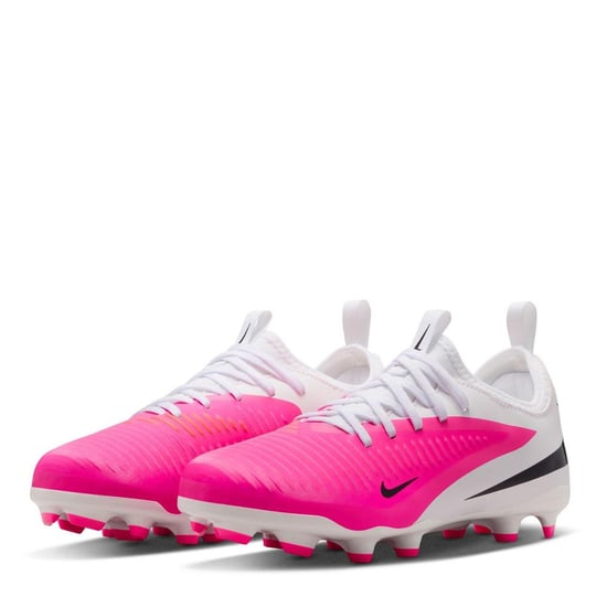 Nike Voetbalschoenen voor kinderen/jeugd van de Kids Academy Training Firm Ground (Roze/Wit) - Image 4
