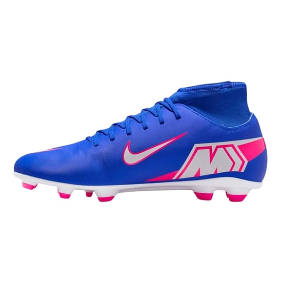Nike Unisex Adult Mercurial Superfly 10 Club Firm Ground Football Boots (Blue/White/Pink) - Image 4