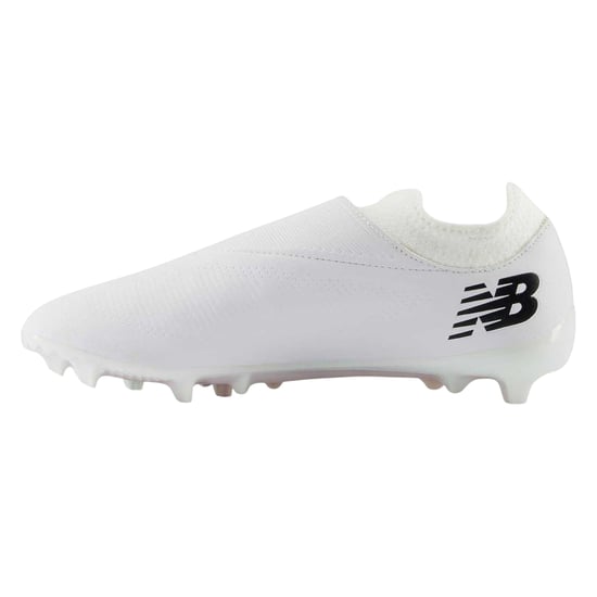 New Balance Mens Tekela Team Firm Ground Football Boots (White/Black) - Image 2