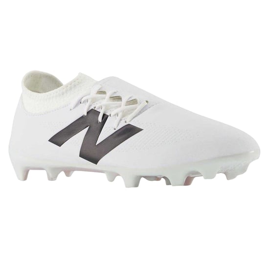 New Balance Mens Tekela Team Firm Ground Football Boots (White/Black) - Image 5