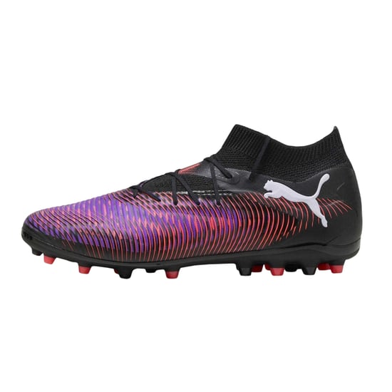 Puma Mens Future 8 Pro Laceless Football Boots (Black/White/Red) - Image 2