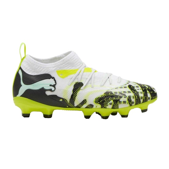 Puma Future 8 fotbollsskor för barn med syntetiskt underlag (8 matcher) (Mint/vit) - Image 1