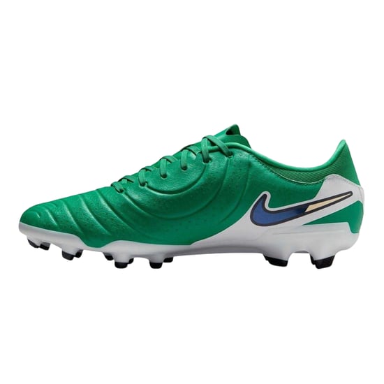 Nike Unisex voetbalschoenen voor volwassenen: Tiempo Legend 10, van leer, voor harde ondergrond (Groen, Zwart) - Image 3
