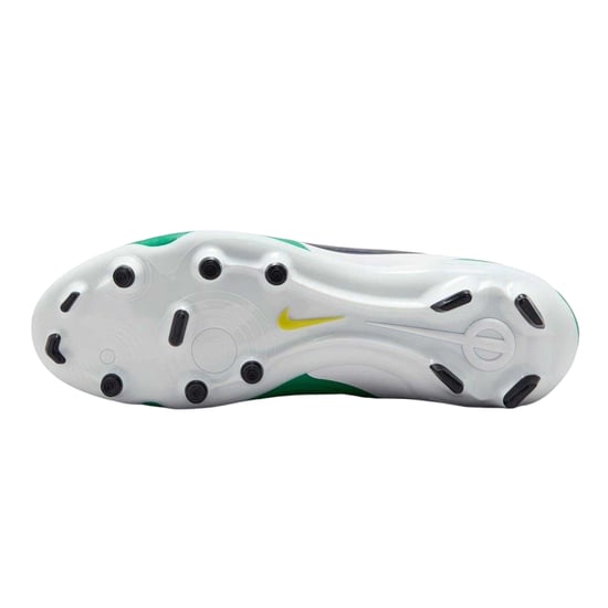 Nike Unisex voetbalschoenen voor volwassenen: Tiempo Legend 10, van leer, voor harde ondergrond (Groen, Zwart) - Image 4