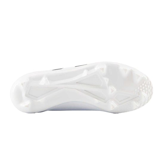 New Balance Childrens/Kids Furon V7+ Dispatch Firm Ground Football Boots (White/Black) - Image 4