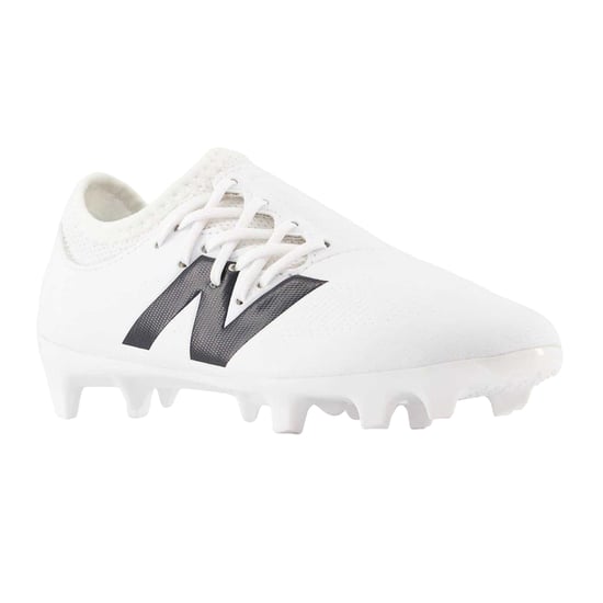 New Balance Childrens/Kids Furon V7+ Dispatch Firm Ground Football Boots (White/Black) - Image 5