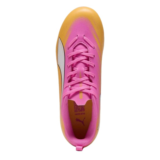 Puma Kinder/Kids Ultra 5 Play Stevige Grond Voetbalschoenen (Roze/oranje) - Image 3