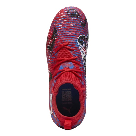 Puma Future 8 fotbollsskor för barn med syntetiskt underlag (8 matcher) (Röd/blå) - Image 3