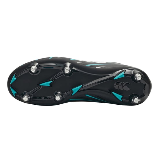Canterbury Unisex Adult Speed Falcon 2.0 Team Soft Ground Rugby Boots (Black/Green) - Image 5