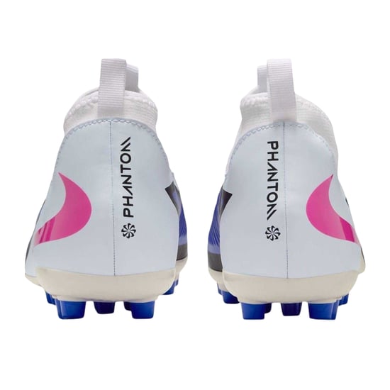 Nike Voetbalschoenen voor kinderen/jeugd – Academy-serie voor harde ondergrond (Blauw/Wit/Roze) - Image 2