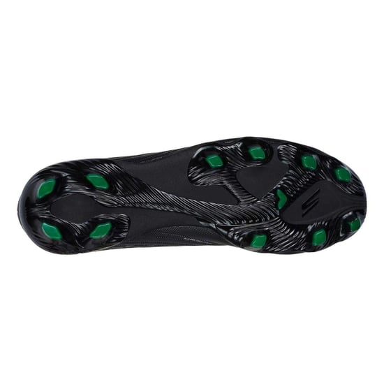 Skechers Razor voetbalschoenen voor kinderen (Firm Ground) (Zwart/Zilver) - Image 3