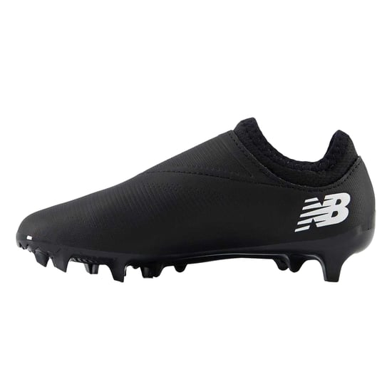 New Balance Childrens/Kids Furon V7+ Dispatch Firm Ground Football Boots (Black/White) - Image 2