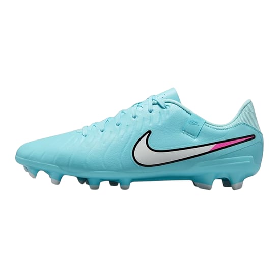 Nike Unisex voetbalschoenen voor volwassenen: Tiempo Legend 10, van leer, voor harde ondergrond (Blauw/Wit) - Image 3
