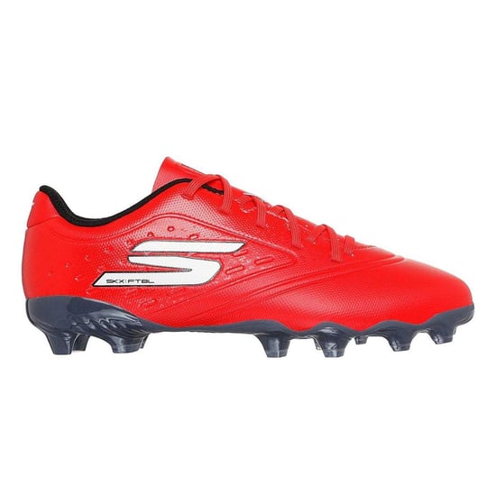 Skechers Razor voetbalschoenen voor kinderen (Firm Ground) (Rood, Zwart) - Image 1