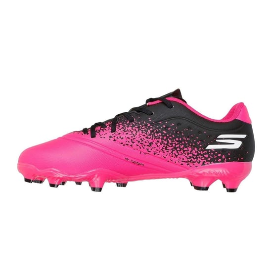 Skechers Razor voetbalschoenen voor kinderen (Firm Ground) (Rood, Zwart) - Image 2