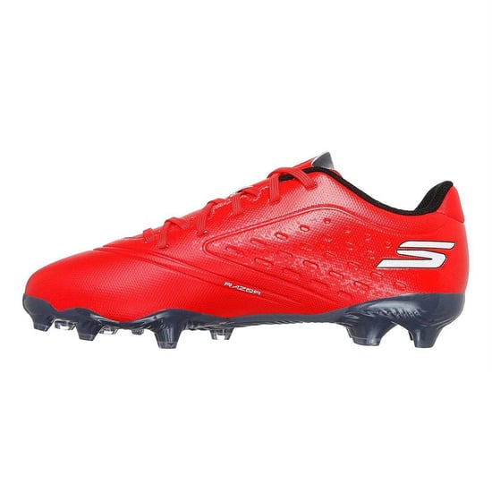 Skechers Razor voetbalschoenen voor kinderen (Firm Ground) (Rood, Zwart) - Image 3