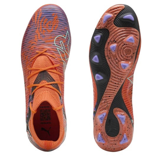 Puma Heren Future 8 Pro Stevige Grond Voetbalschoenen (Oranje) - Image 5