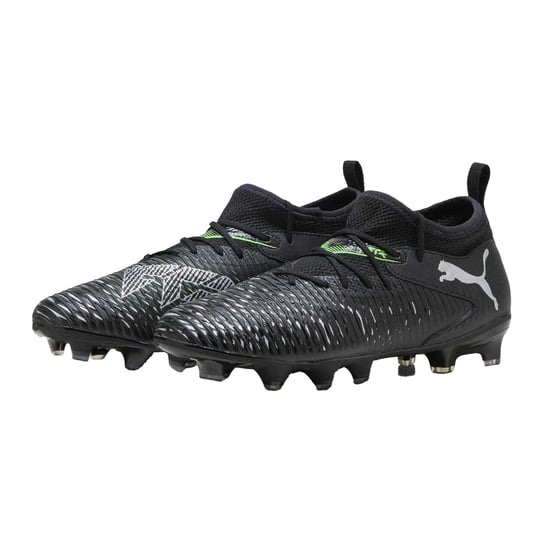 Puma Future 8 fotbollsskor för barn med syntetiskt underlag (8 matcher) (Svart/grön) - Image 5