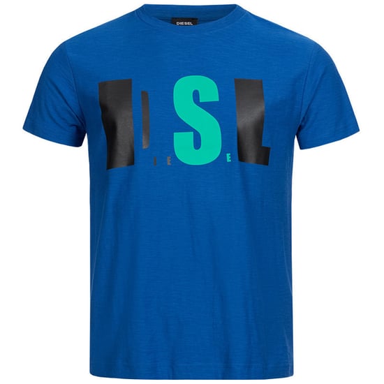 DIESEL T JOE QB Mens T Shirt Slim Fit Crew Neck Printed Casual Summer Cotton Tee - Image 2