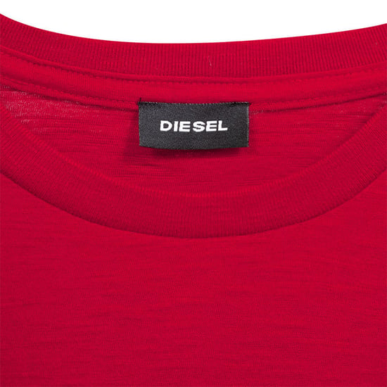 DIESEL T JOE QB Mens T Shirt Slim Fit Crew Neck Printed Casual Summer Cotton Tee - Image 5