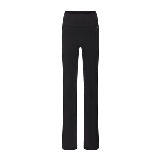 USA Pro Girls Logo Flared Leggings (Black) - Image 1