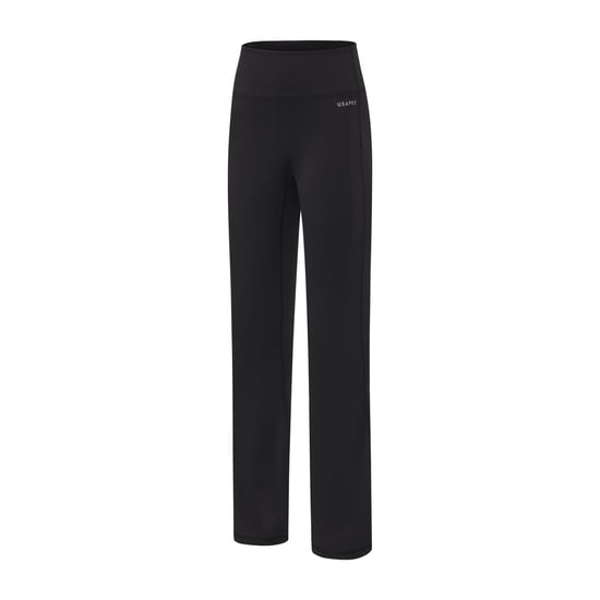 USA Pro Girls Logo Flared Leggings (Black) - Image 3
