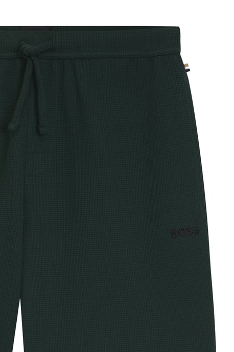 Boss Black BOSS WAFFLE SHORTS DARK GREEN - Image 2