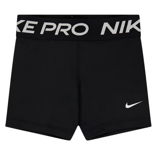 Nike Girls Dri-FIT Compression Shorts (Black/White) - Image 1