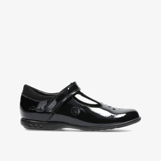 Trixi Pip Pre Black Pat Shoes - Image 1
