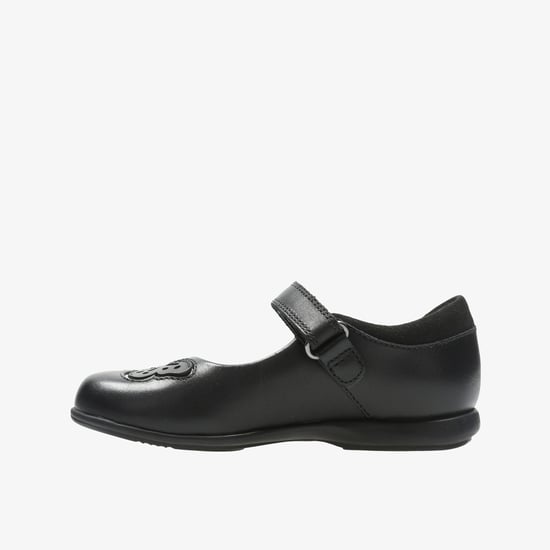 Trixi Rose Inf Black Leather Shoes - Image 2