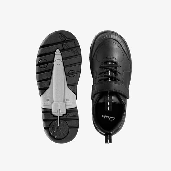 Apollo Step K Black Leather Shoes - Image 6