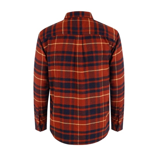 SoulCal Mens Checked Long-Sleeved Shirt (Red/Blue) - Image 2