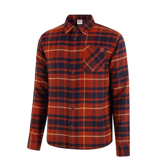 SoulCal Mens Checked Long-Sleeved Shirt (Red/Blue) - Image 3