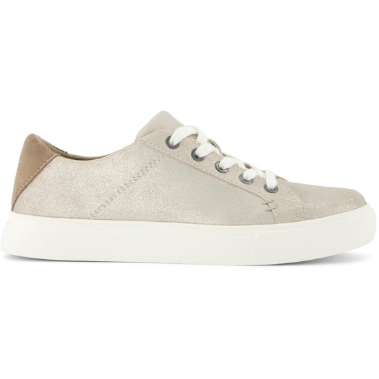TOMS Kameron Leather Silver Trainers för kvinnor - Image 5