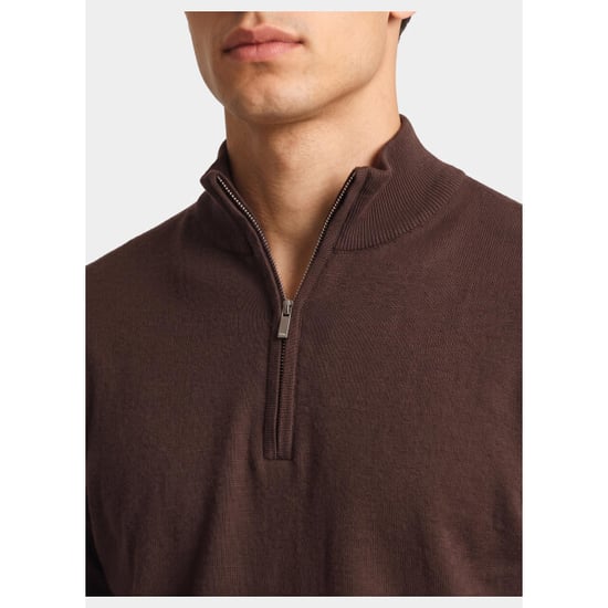 Bos Bright Blue Half zip 302/8106 - Image 2